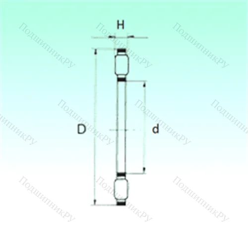 Подшипник роликовый упорный K 81104TN от производителя  NBS Подшипник роликовый упорный K 81104TN от производителя  NBS