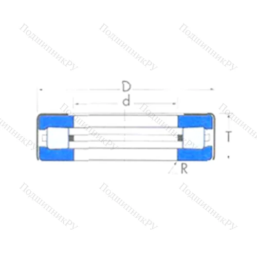 Подшипник роликовый упорный T 142W от производителя  TIMKEN Подшипник роликовый упорный T 142W от производителя  TIMKEN