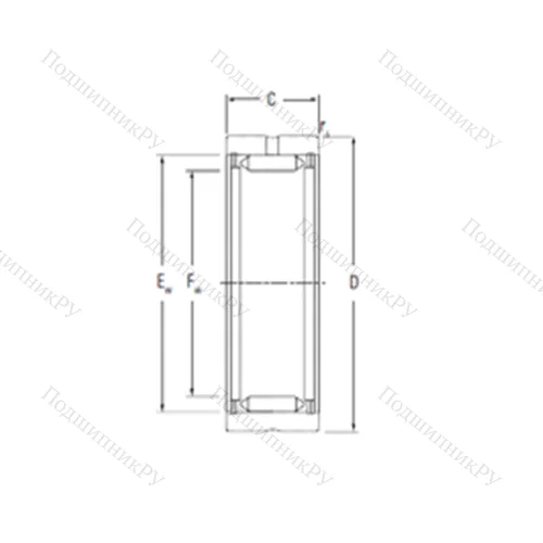 Подшипник игольчатый радиальный RNA 2240