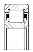 Подшипник  92303 (NUP 303) размер 17x47x14