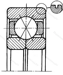 Модификация подшипника 5-1176734Б1Т1 размер 170x280x51 от производителя  ГПЗ-4