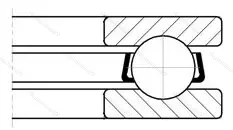 Подшипник 51312/P 6 размер 60x110x35 от производителя  SKF