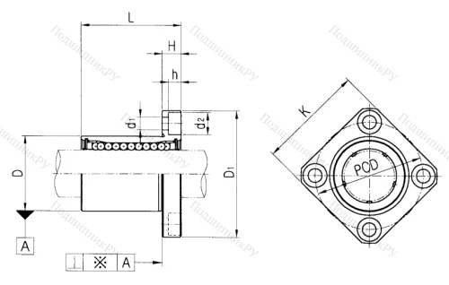 Подшипник LMK 35 UU в Тюмени