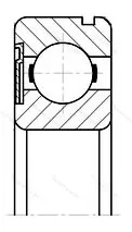 Подшипник  6016-ZN (150116) размер 80x125x22 от производителя  SKF