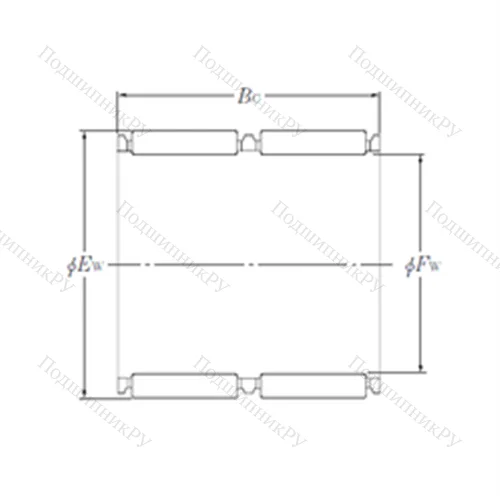 Подшипник игольчатый радиальный K 35?41?40ZW от производителя  NTN Подшипник игольчатый радиальный K 35?41?40ZW от производителя  NTN