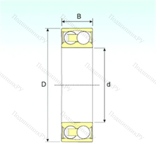 Подшипник шариковый радиальный самоцентрирующийся 2309-2RSTN 9
