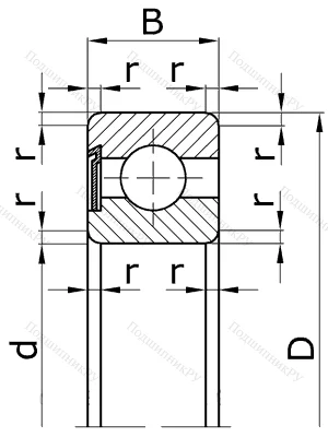 Шариковый однорядный подшипник 60120 (6020 Z) в Тюмени