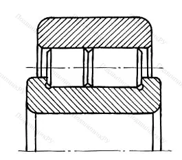 Модификация подшипника 212956М размер 280x550x260/320 от производителя  ГПЗ-9