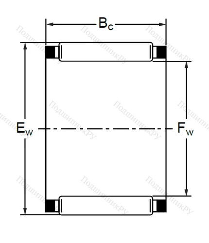 Подшипник K 16x21x22.5 (KT) в Тюмени Подшипник K 16x21x22.5 (KT) в Тюмени