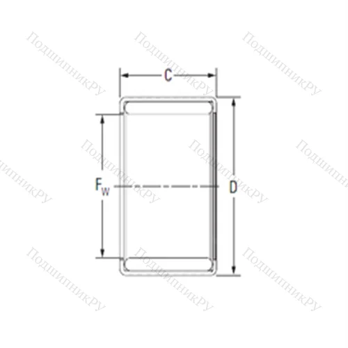 Подшипник игольчатый радиальный Y 2010