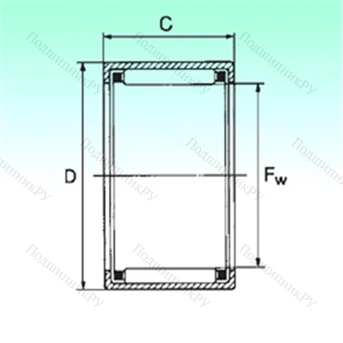 Подшипник игольчатый радиальный HK 0609