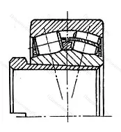 Подшипник  753607 (22308K+AH 2308) размер 35x90x33