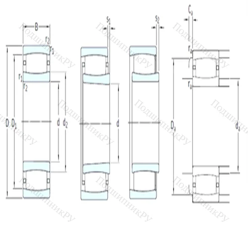 Подшипник роликовый тороидальный