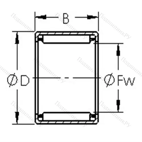 Подшипники игольчатые, дюймовая серия SCE 87