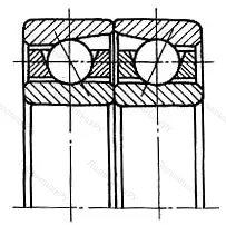 Подшипник  366207 размер 35x72x34