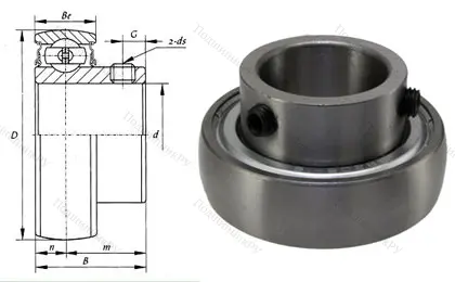 Корпусный подшипник SB 203 в Тюмени
