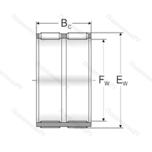 Подшипник игольчатый радиальный K 35X 43X 35ZWTN от производителя  MPZ Подшипник игольчатый радиальный K 35X 43X 35ZWTN от производителя  MPZ