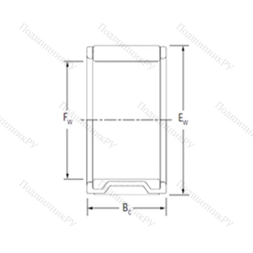 Подшипник игольчатый радиальный RV 516560