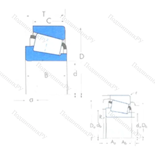Подшипник роликовый радиально-упорный 3984/3920 от производителя  TIMKEN