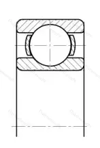 Модификация подшипника 809Е размер 45x62x9 от производителя  ГПЗ-2