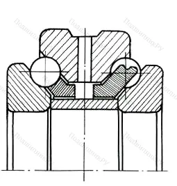 Подшипник  178809 (234409) размер 45x75x38