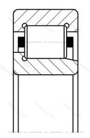 Подшипник  42212 (NJ 212) размер 60x110x22
