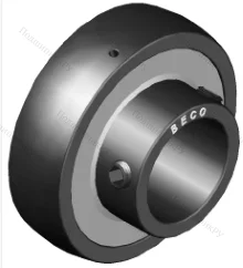 Высокотемпературный корпусной подшипник UC 208 BHTS ZZ 280° BECO в Тюмени