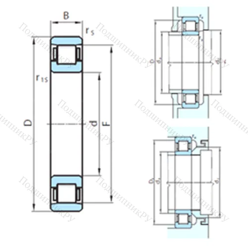 Подшипник роликовый радиальный PSL 410-27