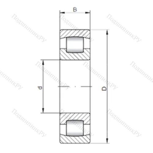 Подшипник роликовый радиальный самоцентрирующийся 20310 C от производителя  CX Подшипник роликовый радиальный самоцентрирующийся 20310 C от производителя  CX