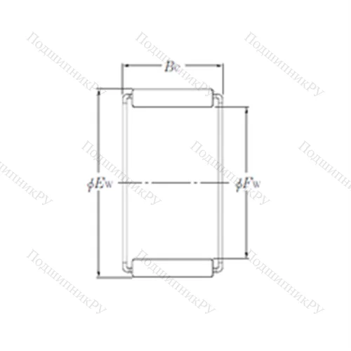 Подшипник игольчатый радиальный PCJ 445016
