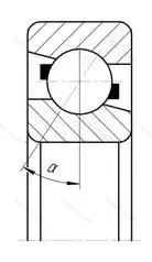 Подшипник  66220 (7220B) размер 100x180x34