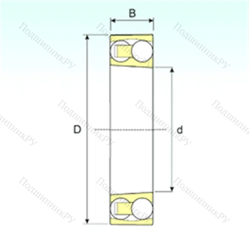 Подшипник шариковый радиальный самоцентрирующийся 2205 KTN 9