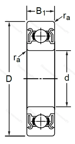 Дюймовый шариковый подшипник R 10 ZZ (KLNJ 5/8-2RZY) в Тюмени