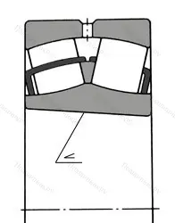 Модификация подшипника 4153734 размер 170x280x109 ГПЗ-34 от производителя  ГПЗ-34