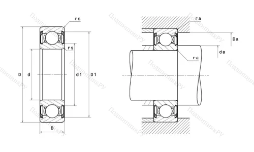 Высокотемпературный  подшипник 6302 FT 150ZZ от производителя  SNR Высокотемпературный  подшипник 6302 FT 150ZZ от производителя  SNR