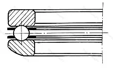 Подшипник  28226 (53226) размер 130x190x47,9 от производителя  ГПЗ-14
