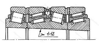 Модификация подшипника 6-577796ХМ размер 480x700x418,5 от производителя  ГПЗ-9 Модификация подшипника 6-577796ХМ размер 480x700x418,5 от производителя  ГПЗ-9