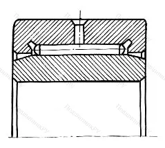 Модификация подшипника 4074924К размер 120x165x45