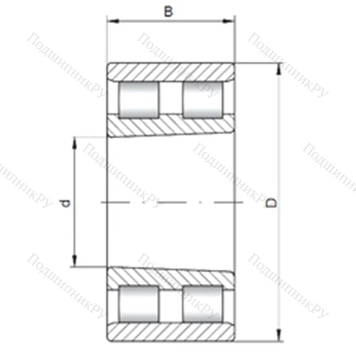 Подшипник роликовый радиальный NN 30/600 K от производителя  CX