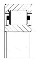 Подшипник  32168 (NU 1068) размер 340x520x82