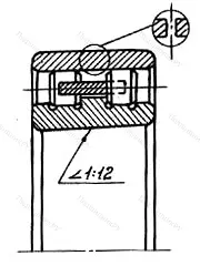 Подшипник  3182108 (NN 3008K) размер 40x68x21