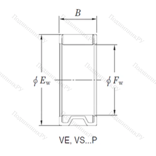 Подшипник игольчатый радиальный 15VS 2110P-1 от производителя  KOYO