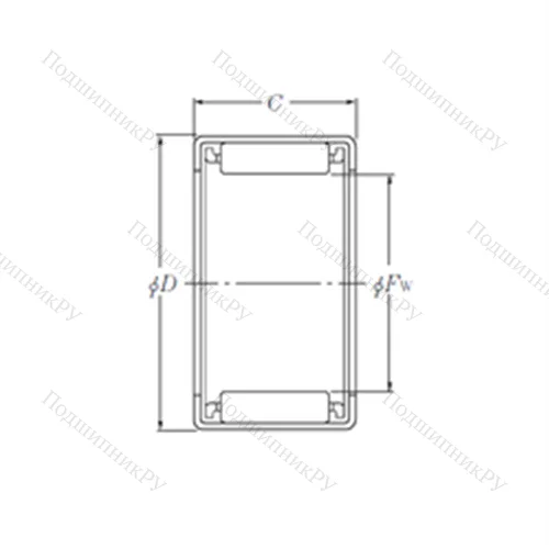 Подшипник игольчатый радиальный 715007900 от производителя  INA