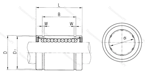 Подшипник LME 30 UU в Тюмени