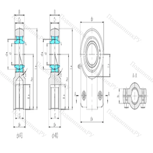 Подшипник скольжения сферический SIGEW 70ES