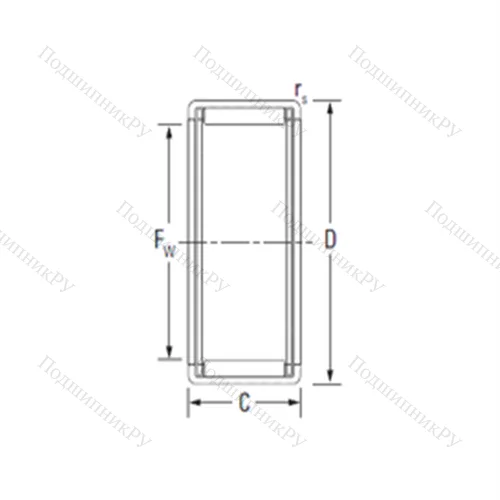 Подшипник игольчатый радиальный F-207756.2