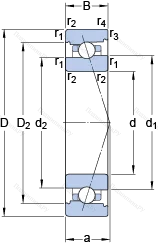 Подшипник 7014 CB/HCP 4A в Тюмени