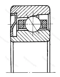 Модификация подшипника 4-606019Е размер 9x24x7 ГПЗ-4 от производителя  ГПЗ-4
