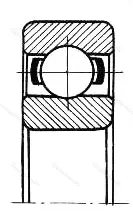 Модификация подшипника 350716К размер 80x165x50