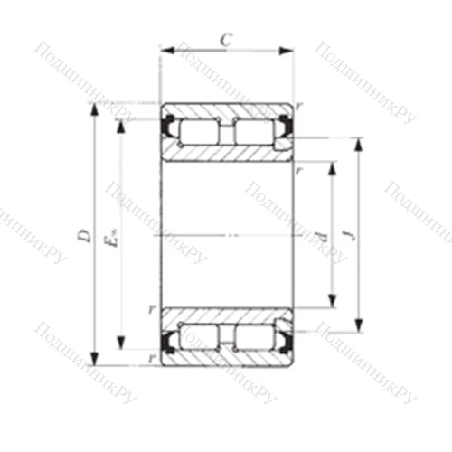Подшипник роликовый радиальный NAG 4902UU